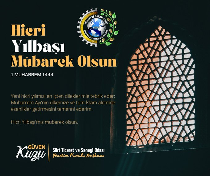 Siirt TSO Başkanından Hicri Yılbaşı Mesajı | Siirt Olay Haber Siirt TSO Başkanından Hicri Yılbaşı Mesajı | Siirt Olay Haber