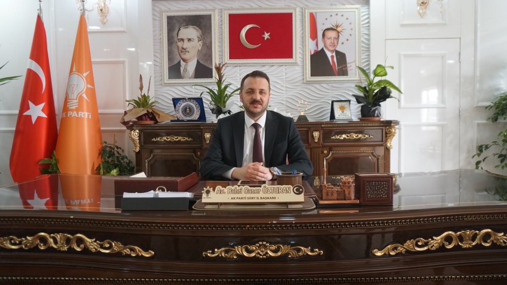 Ak Parti Siirt İl Başkanından Taziye Mesajı