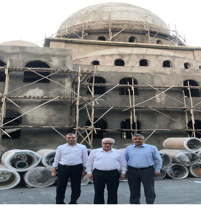 Siirt İl Müftüsü Şakir Pinal, Veysel Karani Beldesi Camii İnşaatını İnceledi