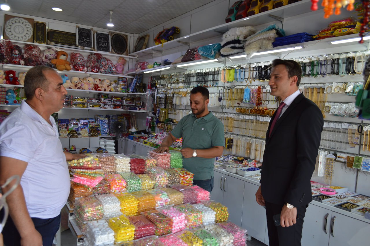 Baykan Kaymakamı Özcan, Veysel Karani Beldesindeki Esnafları Ziyaret Etti