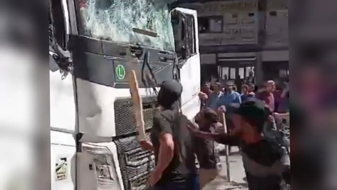 Mardinli Tır Şoförleri Suriye’de Saldırıya Uğradı