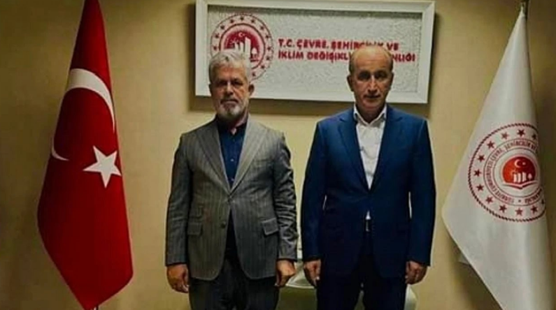 Siirt Tillo Belediye Başkanı İdham Aydın, Bakan Yardımcısı Ömer Bulut’u ziyaret etti