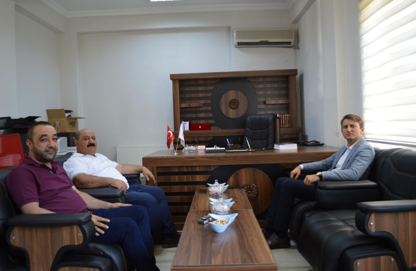 Siirt’in Baykan Kaymakamından Belediye Ziyareti