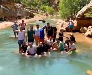 Siirt’in Eruh ilçesinde Su Orkestrası
