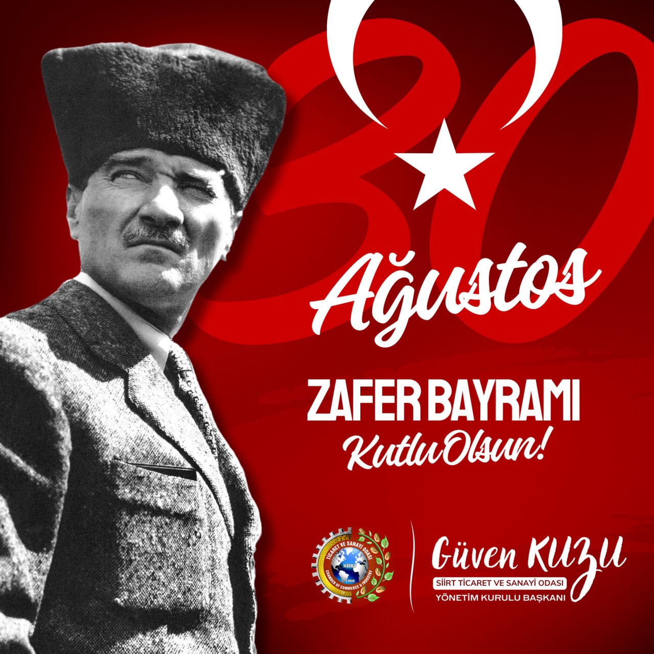 Siirt TSO Başkanından 30 Ağustos Mesajı