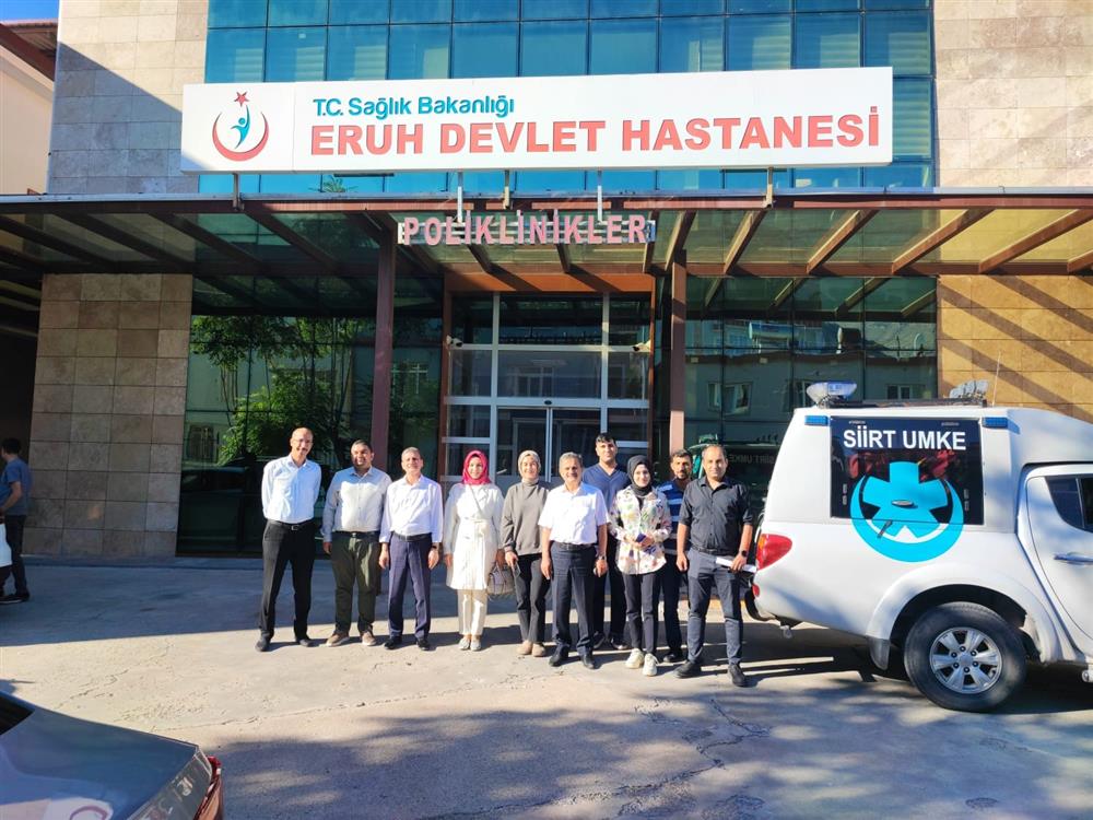Siirt İl Sağlık Müdürü Eruh’ta