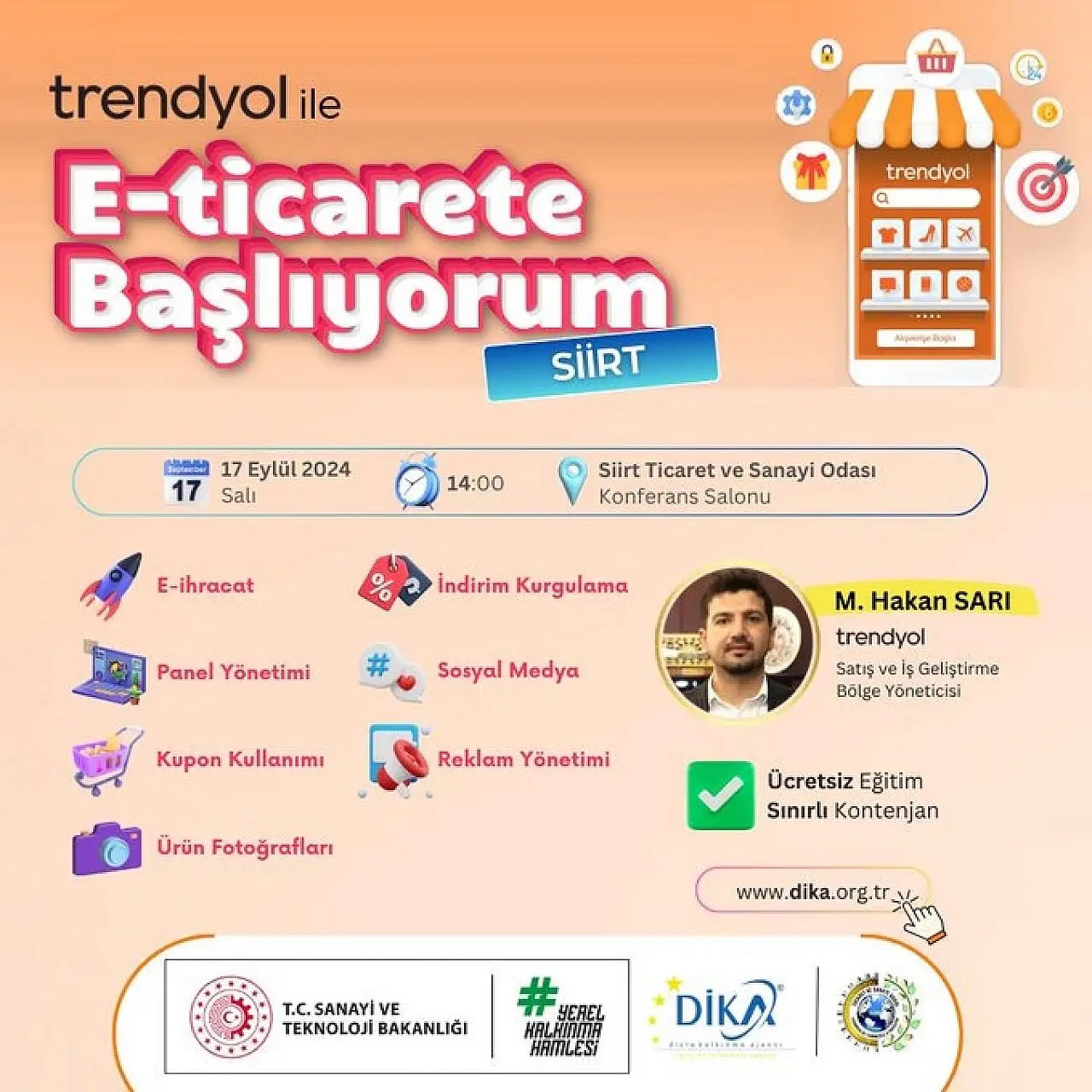 Siirt TSO’da E-Ticaret Eğitimleri Başlıyor