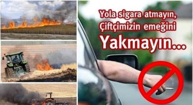 Siirt’te Araçlardan İzmarit Atmayın Uyarısı