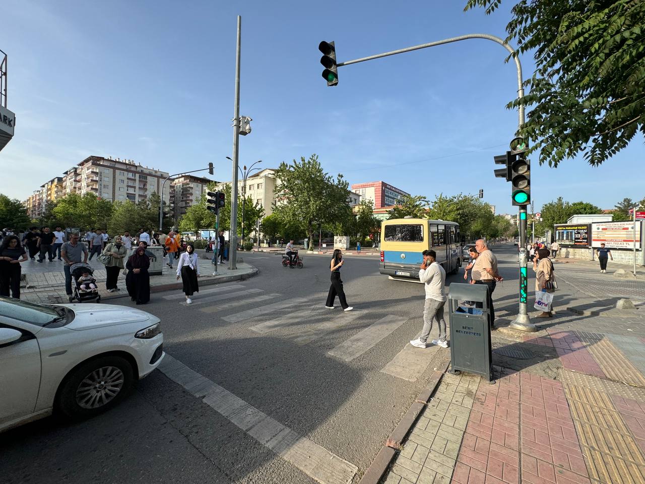 Siirt’te Sürücülerin Yayaya Saygısı Yok