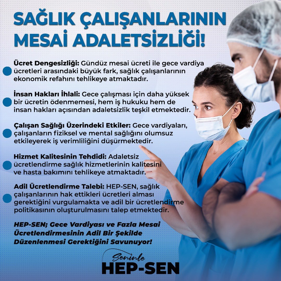 Siirt HEP-SEN Sağlıkçıların Yanında