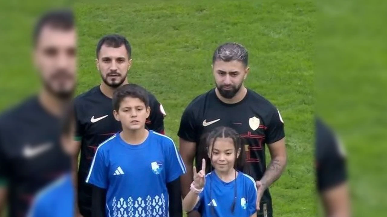 Amedspor maçında skandal görüntü