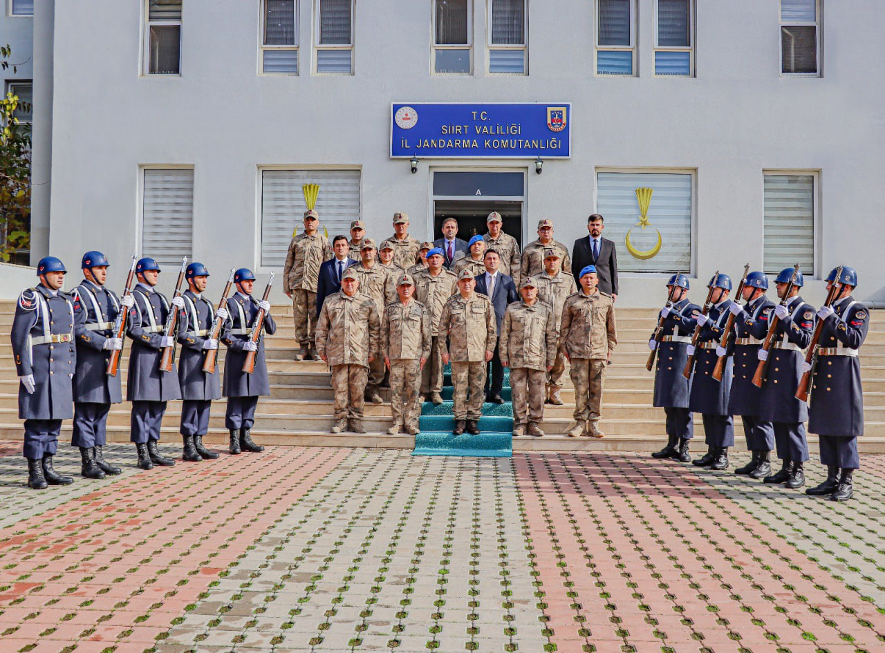 Siirt İl Jandarma Komutanlığında İnceleme ve Denetleme