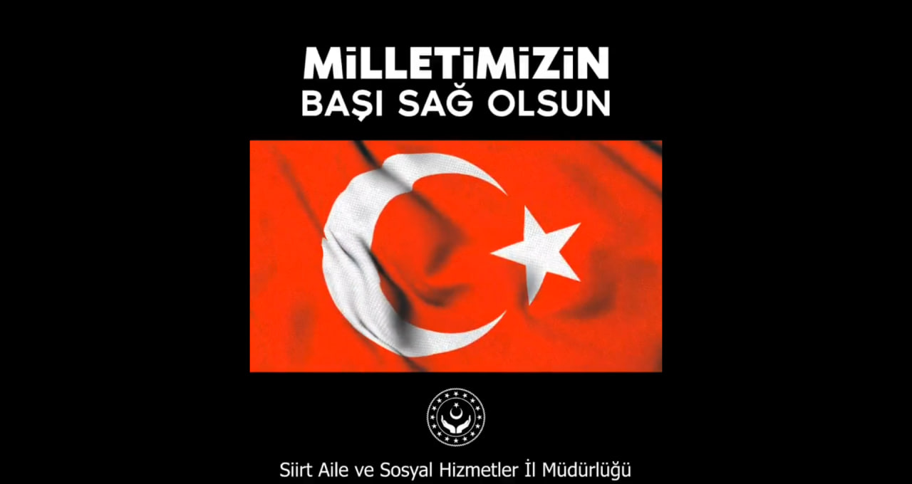 Siirt Aile ve Sosyal Hizmetler İl Müdürlüğünden Başsağlığı