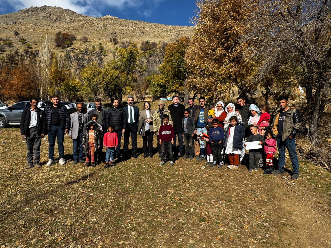 Siirt’in Pervari İlçesindeki Mezralarda Yer Tespit Çalışmaları