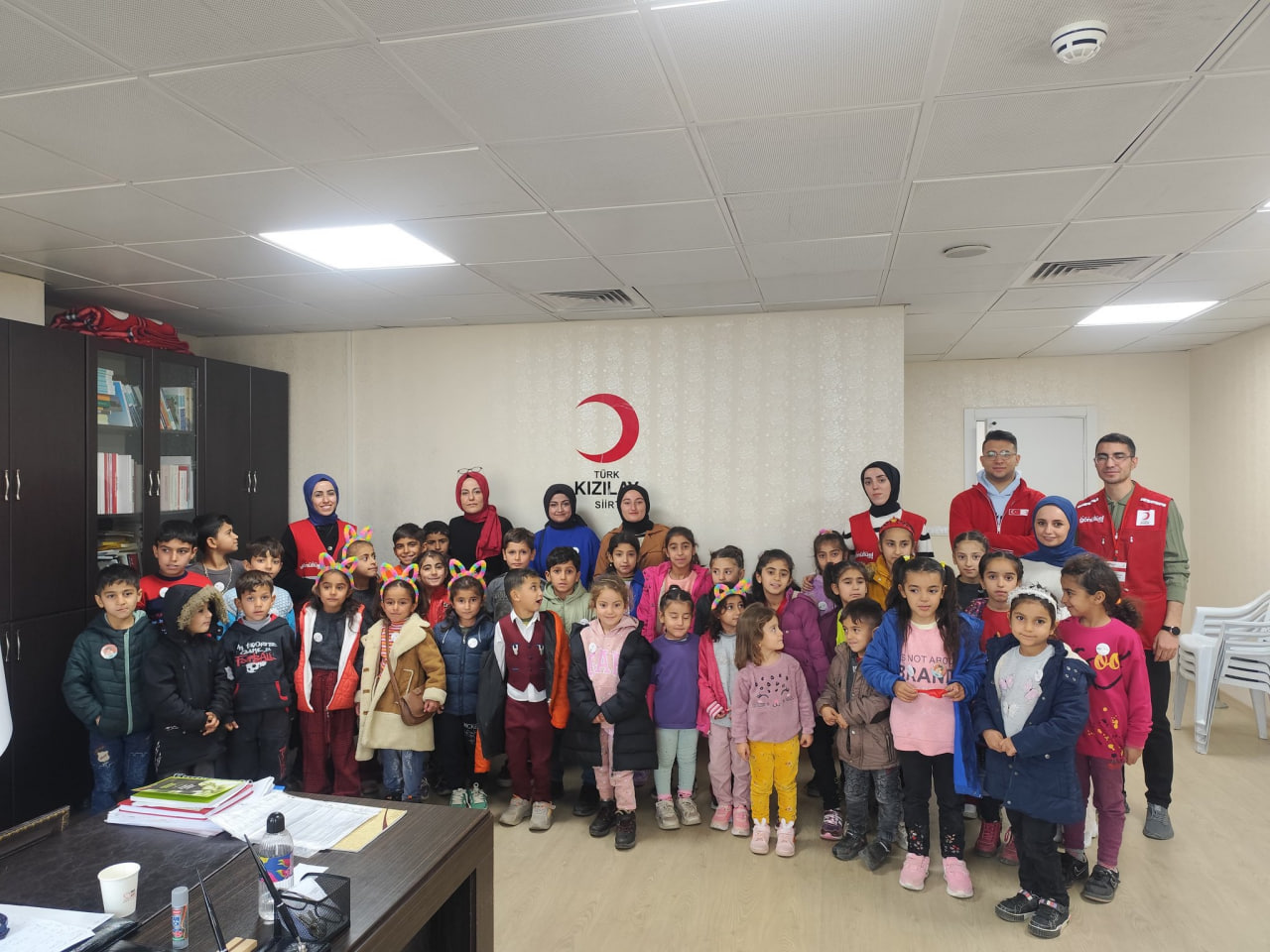 Siirt Genç Kızılay Şubede Misafirlerini Ağırladı