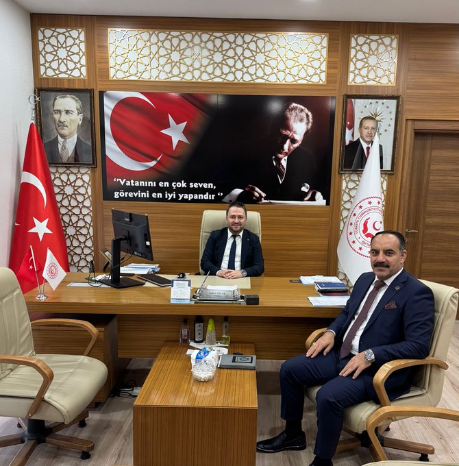 Siirt Sağlık Sen Şube Başkanından Ziyaret