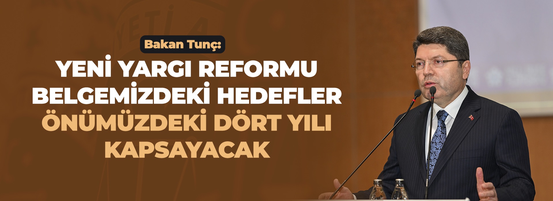 ADALET BAKANI TUNÇ, MİLLİ İRADE BULUŞMALARI PROGRAMINDA KONUŞTU