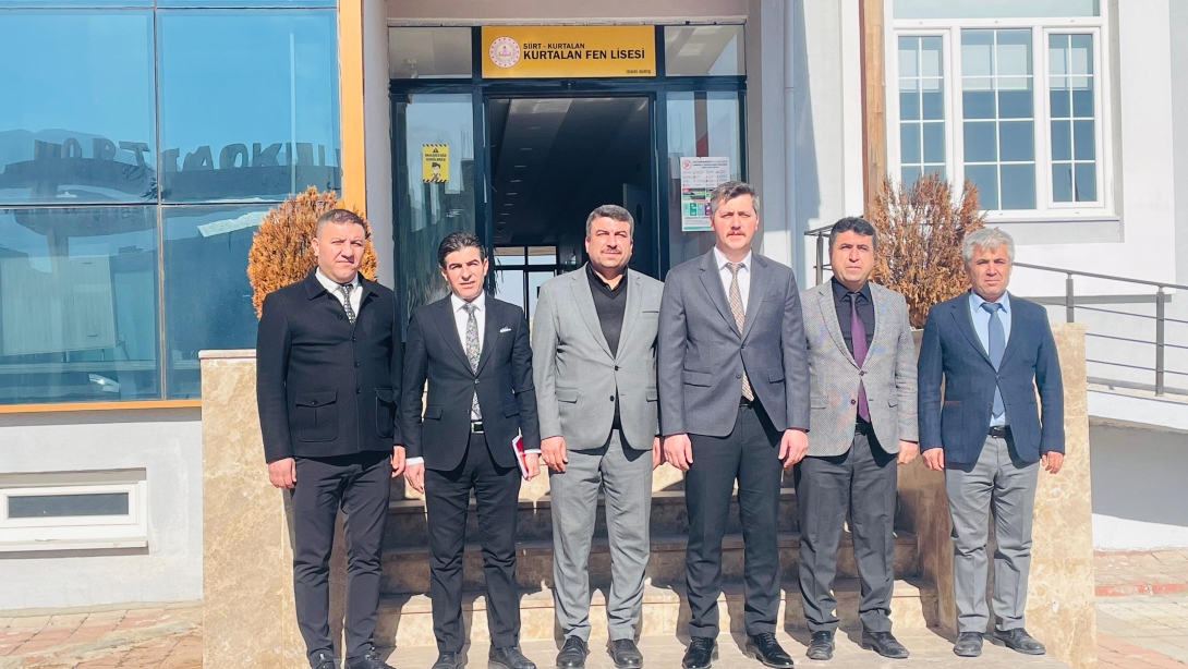 Siirt- Kurtalan Kaymakamı Serin’den Kurtalan Fen Lisesine Ziyaret