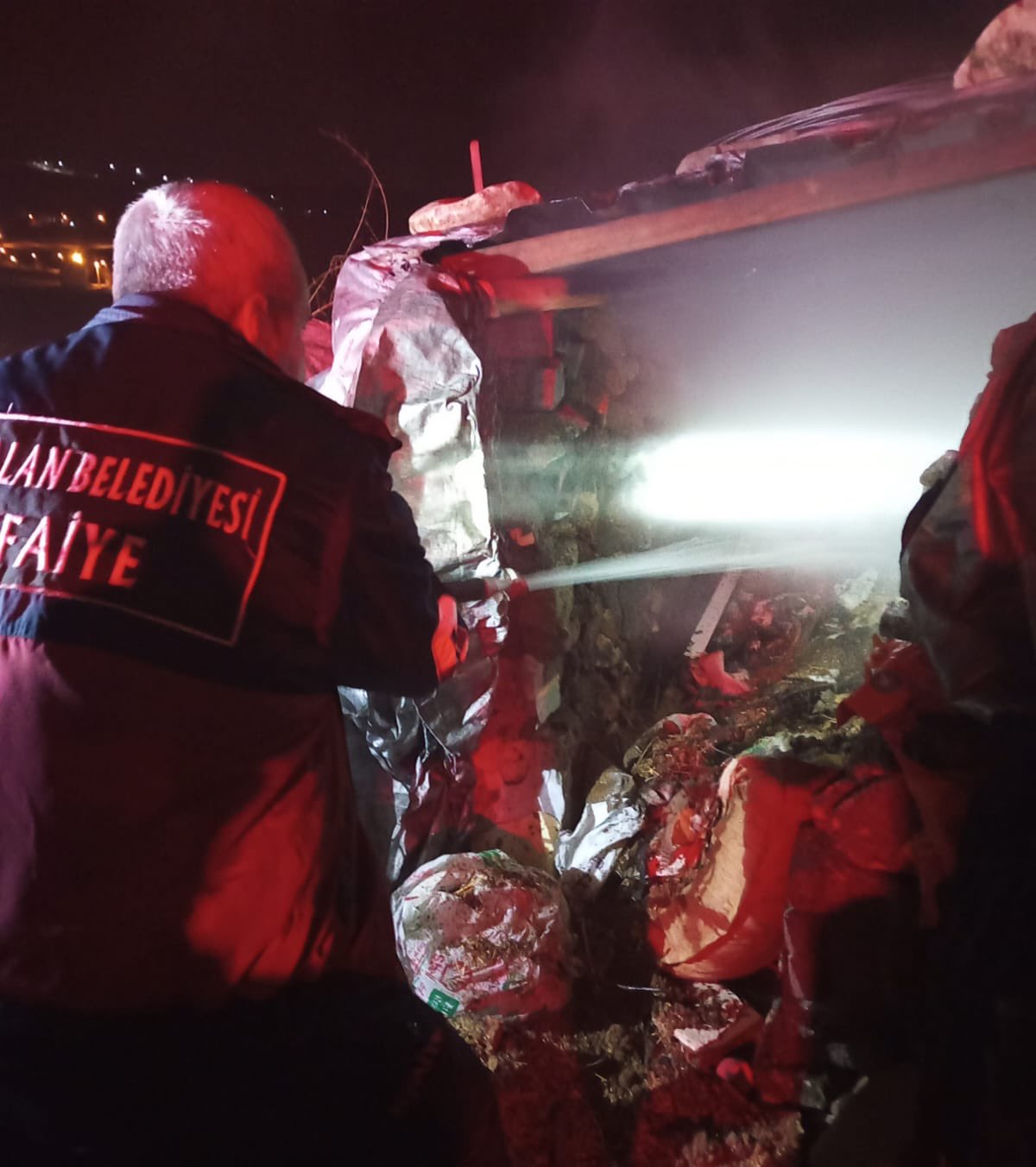 Siirt – Kurtalan’da Maddi Hasarlı Yangın