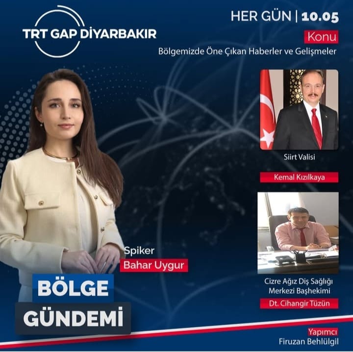 Siirt Valisi Kızılkaya TRT GAP Diyarbakır Radyosu’na Konuk Oluyor