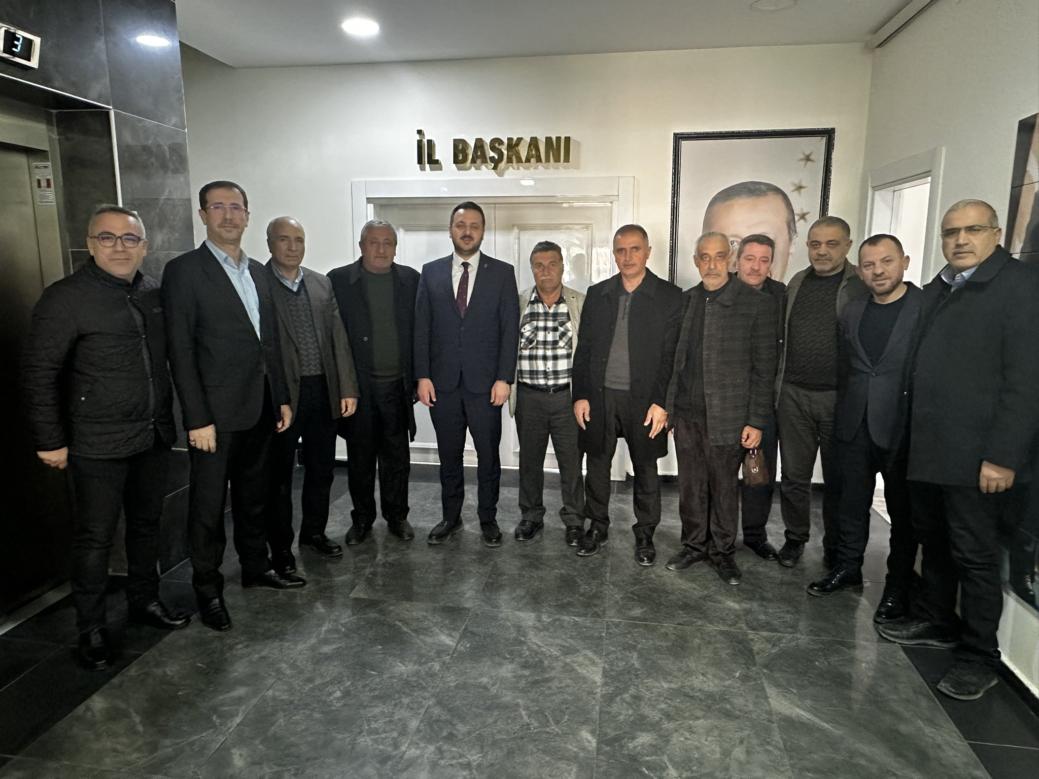 Siirt İl Genel Meclis Üyeleri ve Belediye Encümenlerinden İl Başkanlığı’na Ziyaret