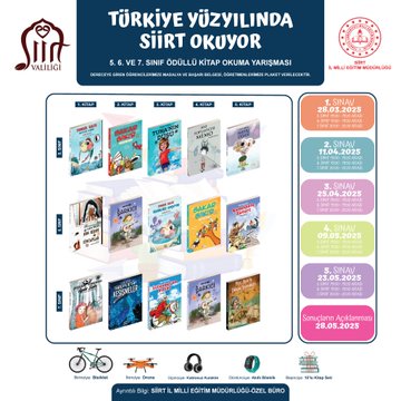 Siirt MEM’den Türkiye Yüzyılında Siirt Okuyor Projesi | Siirt Olay Haber Siirt MEM’den Türkiye Yüzyılında Siirt Okuyor Projesi | Siirt Olay Haber