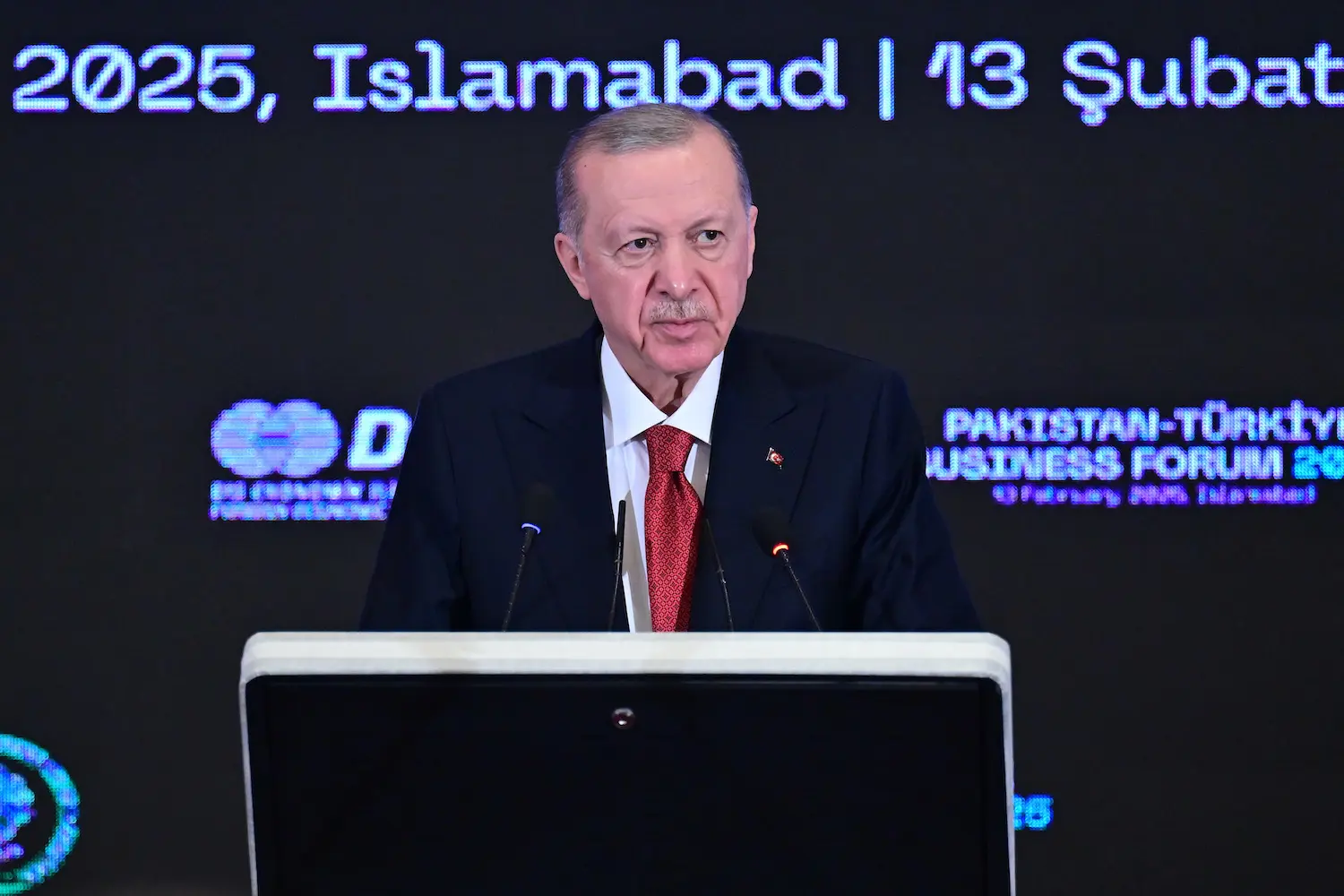 Cumhurbaşkanı Erdoğan, Pakistan-Türkiye İş Forumu’nda konuştu