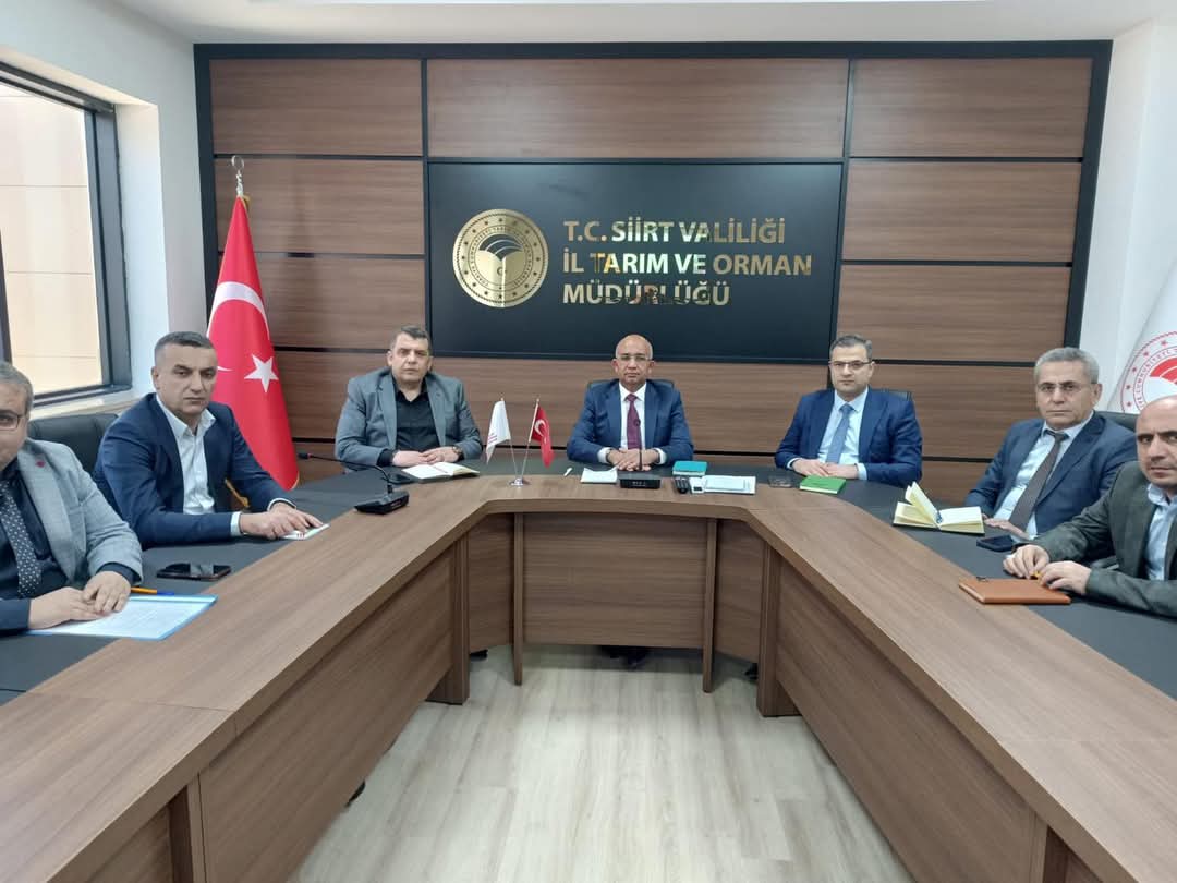 Siirt Tarım ve Orman İl Müdürlüğünde Değerlendirme Toplantısı Düzenledi