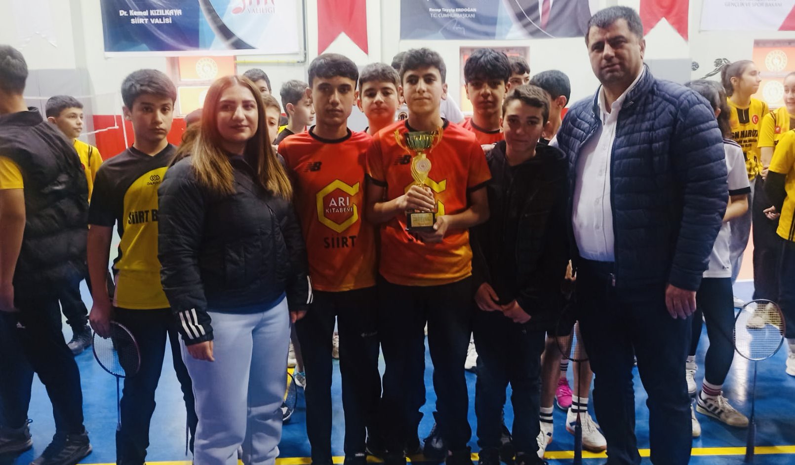 Siirt’te Badminton Müsabakaları Sona Erdi