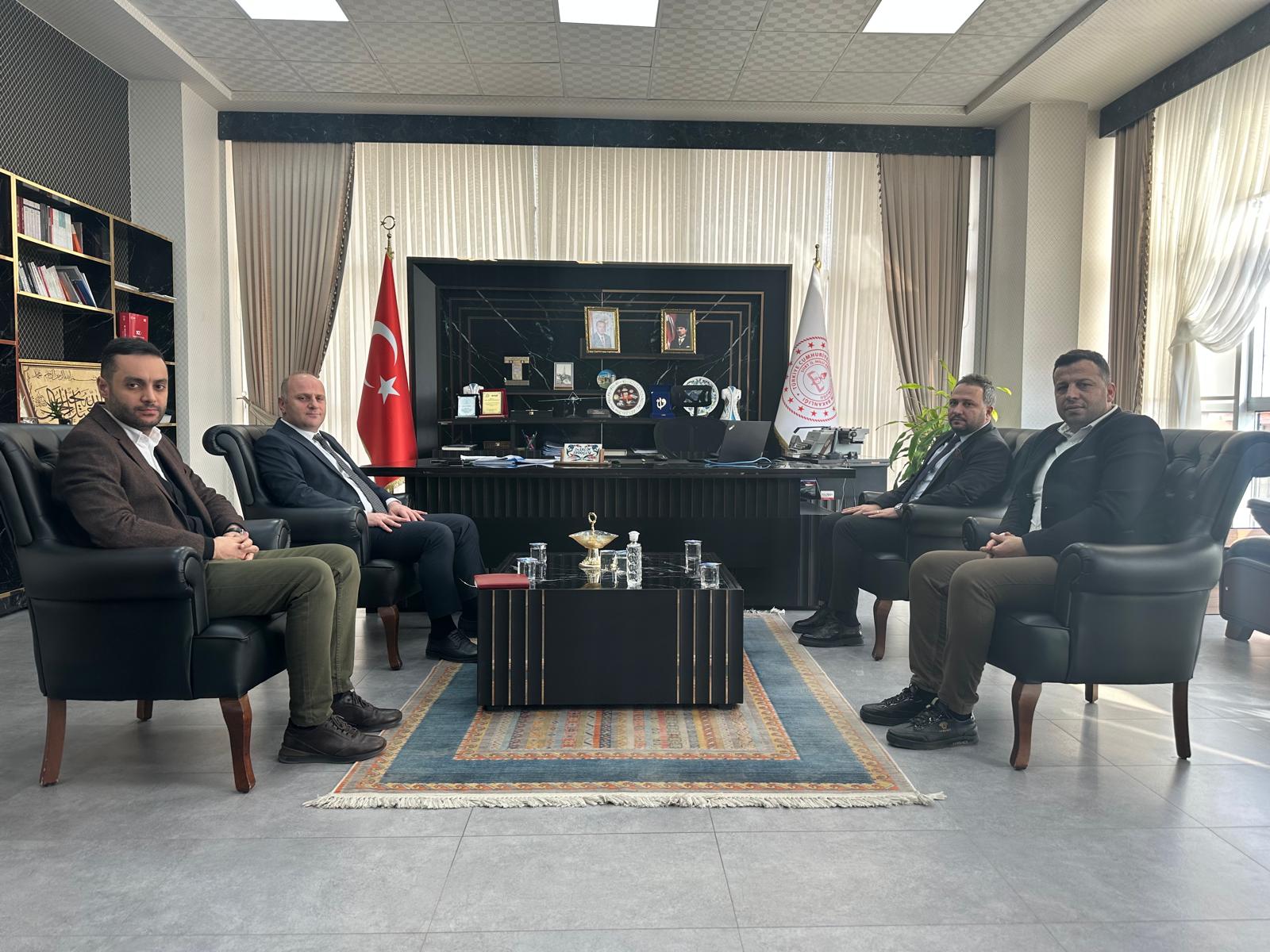 Siirt Aile ve Sosyal Müdürü Sidar Milli Eğitim Müdürünü Ziyaret Etti
