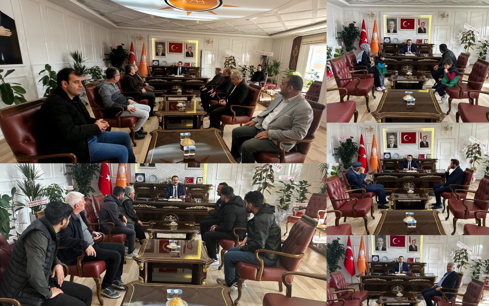 AK Parti Siirt İl Başkanı Özturan Ziyaretçilerini Ağırlıyor