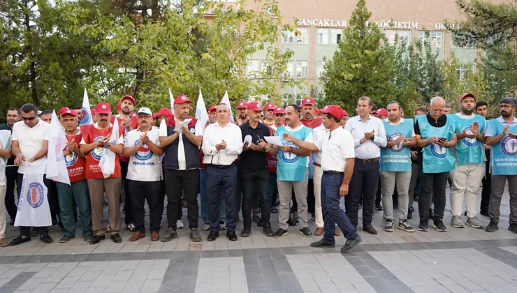 Memur-Sen Siirt İl Temsilciliğinden ”Yetersiz Teklife Hayır” Eylemi