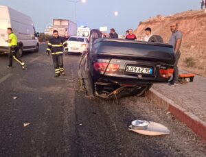 Siirt’te Otomobil Takla Attı: 1 Yaralı
