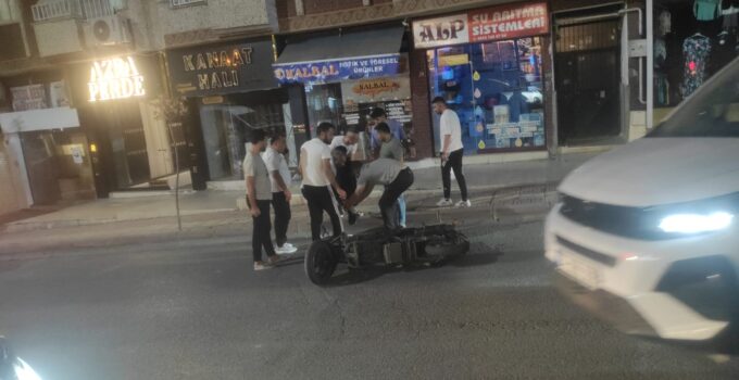 Bahçelievler’de Motor Kazası